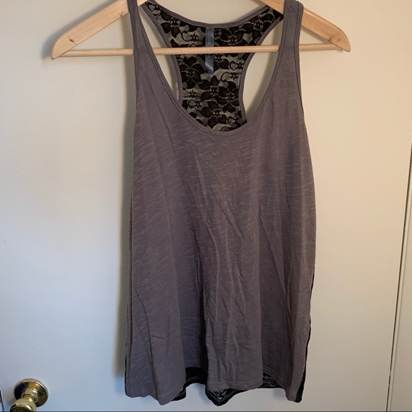 NWOT Sound & Matter lace back tank top - Picture 1 of 3